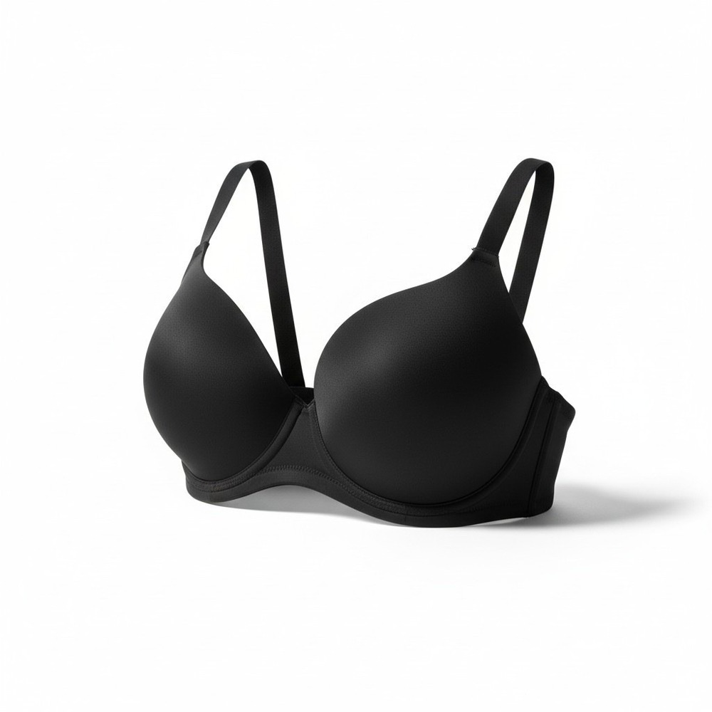 Wacoal Red Carpet Strapless Full Busted Underwire Bra Black 34DD 854119‎